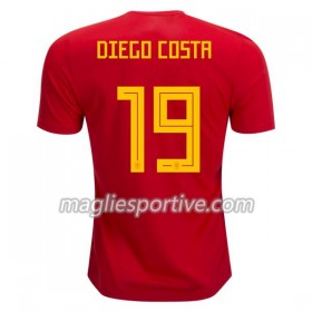 Completo Calcio Spagna Diego Costa 19 Divisa Prima Mondiali 2018